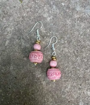 Angkor Earrings Fairy Floss Pink