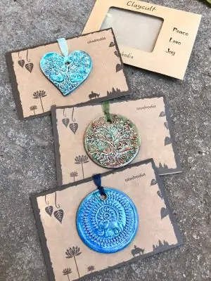 Handmade Ceramic Gift Cards – Set of Three